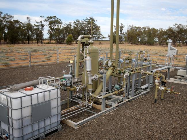 DAILY TELEGRAPH. Santos Narrabri Gas project. Gas well.  Pic Nathan Edwards.