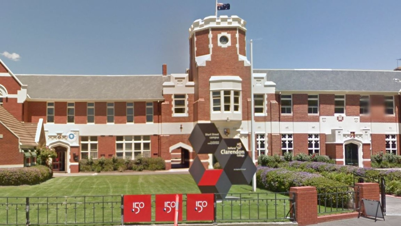 Ballarat Clarendon College announced the trial to students recently. Picture: Google Maps