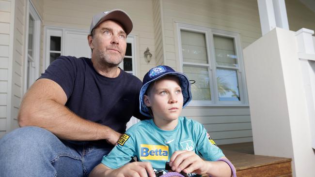 Luke Durman and his son Leo - Photo Steve Pohlner