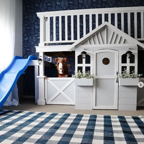 Sarah Wimberley redesigned her children's cubby. Picture: Instagram/@house.vs.sarah