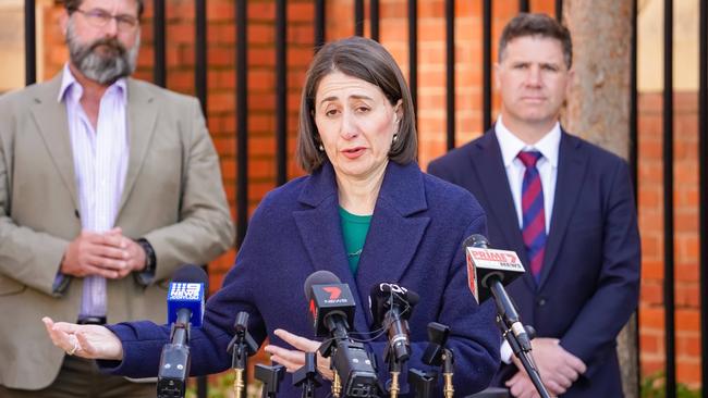 ALBURY NSW, AUSTRALIA - NewsWire Photos September 01, 2020:Premier Gladys Berejiklian provide an update on COVID-19 and the NSW Victorian border.Picture: NCA NewsWire / Simon Dallinger