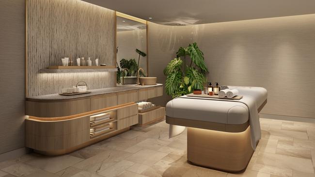 JW Marriott Gold Coast Resort &amp; Spa will open Spa by JW in July 2023. An artist impression of one of the treatment rooms.