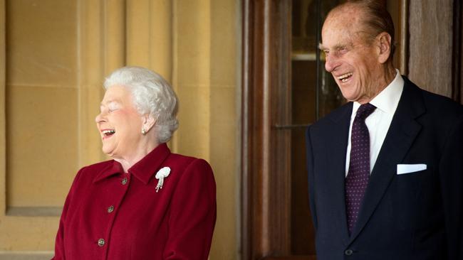 Prince Philip helped the Queen see the lighter side of life. Picture: Getty Images.