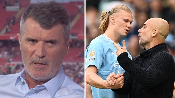 Roy Keane and Erling Haaland.