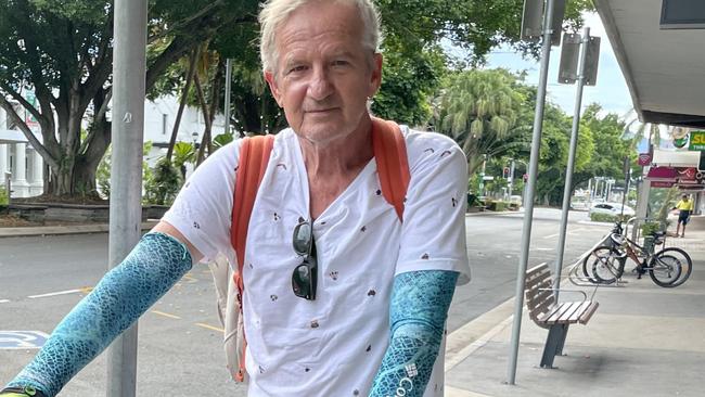 Cairns resident Garry Potter said he's a recent convert to e-bikes which he rides as well as his regular bike. Picture: Alison Paterson