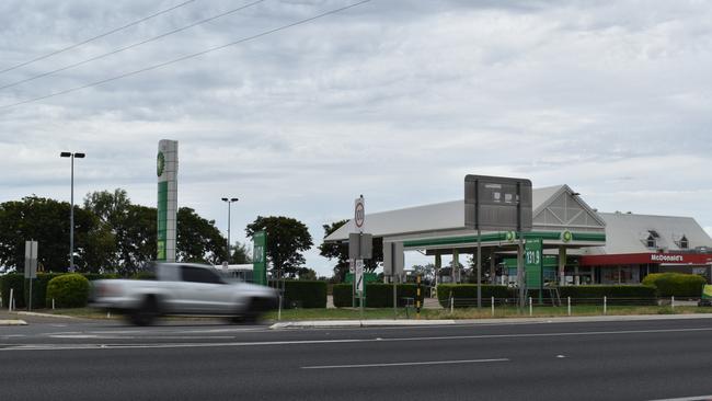 BP Service Station and McDonalds - Warrego Hwy, College View. Photo: Hugh Suffell.