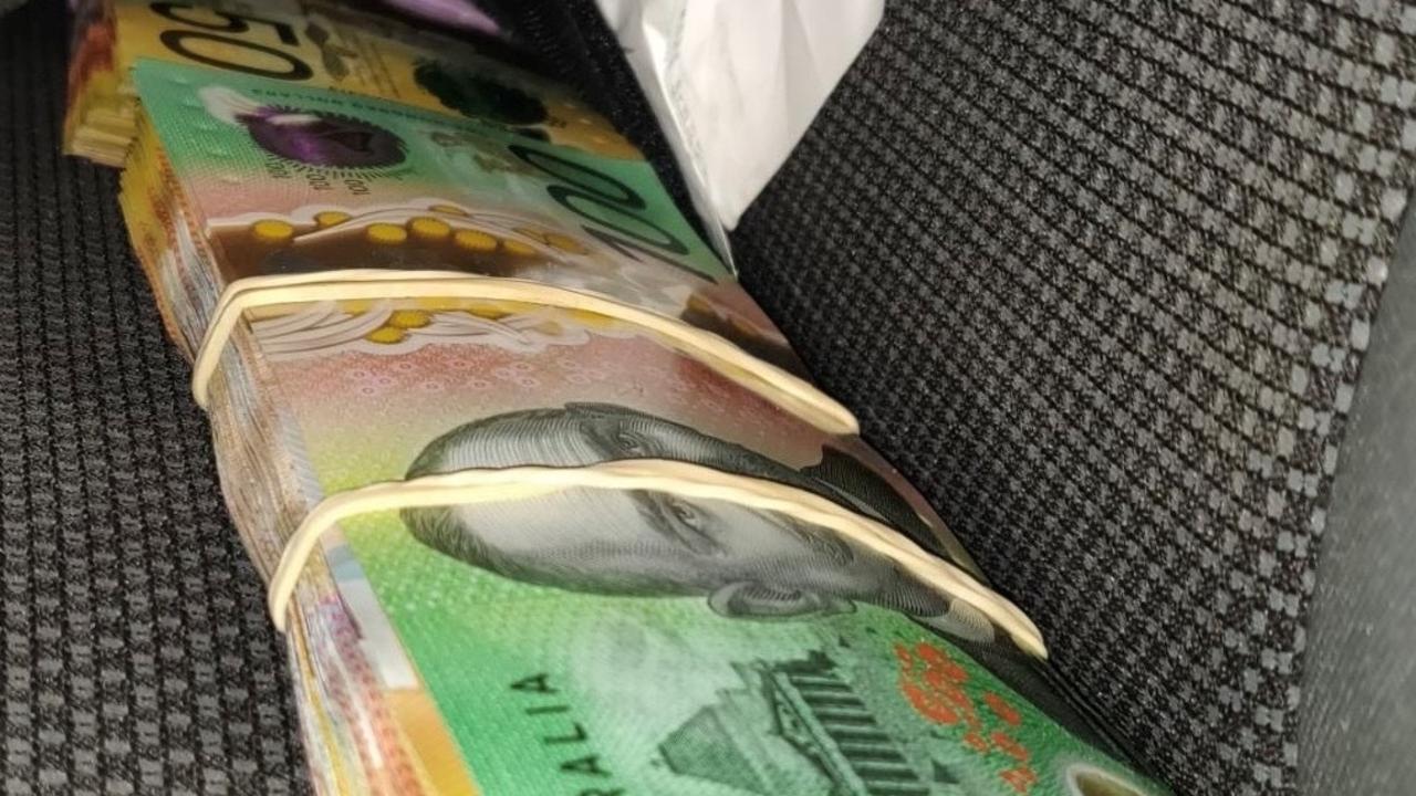 Police also found $11,470 in a vehicle. Picture: SA Police