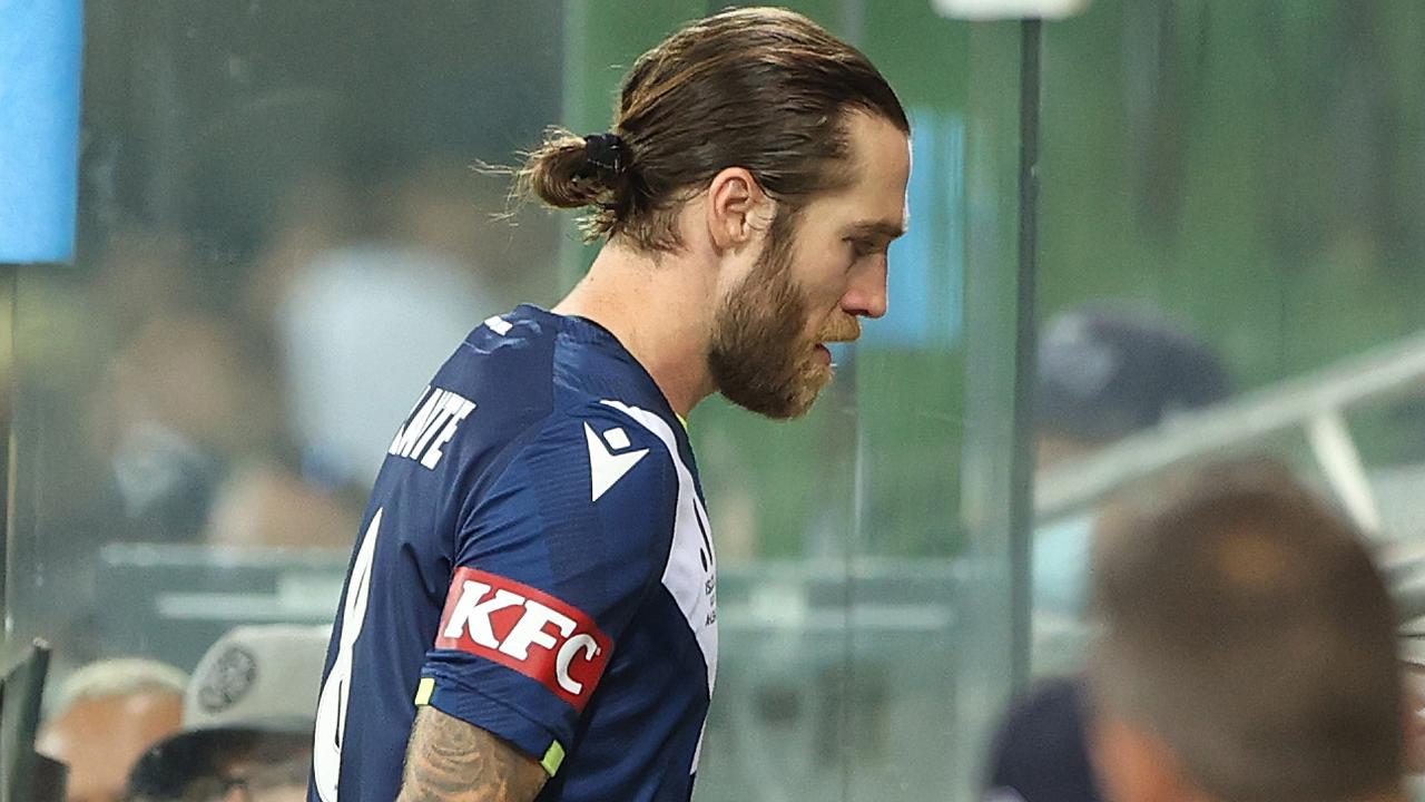 Brillante was forced to walk from the pitch. (Photo by Robert Cianflone/Getty Images)