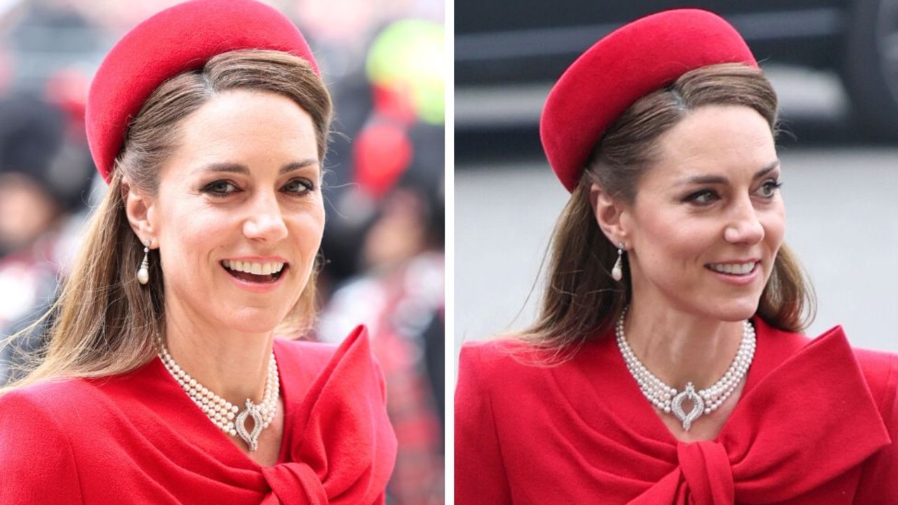 Beaming Kate makes triumphant royal return