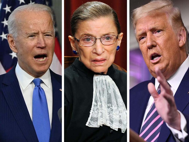 Biden and Ginsberg and Trump