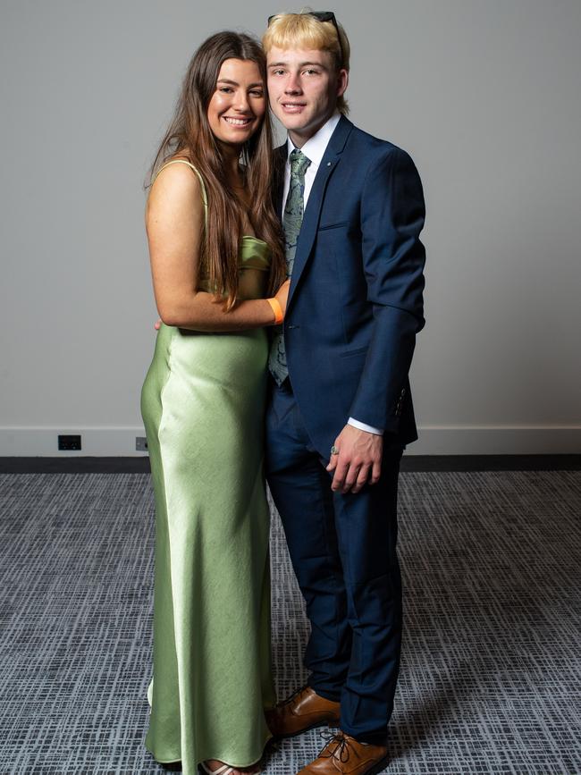 Ethan Stubbs, 18, of North Manly with Jordyn Hunt, 18, of Balgowlah.