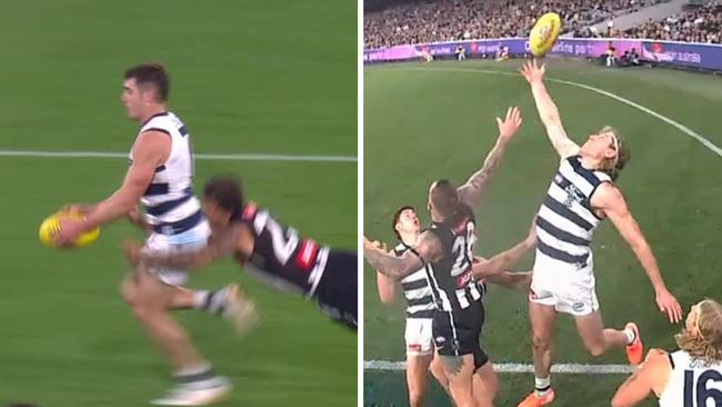 Controversy erupted late in the game.