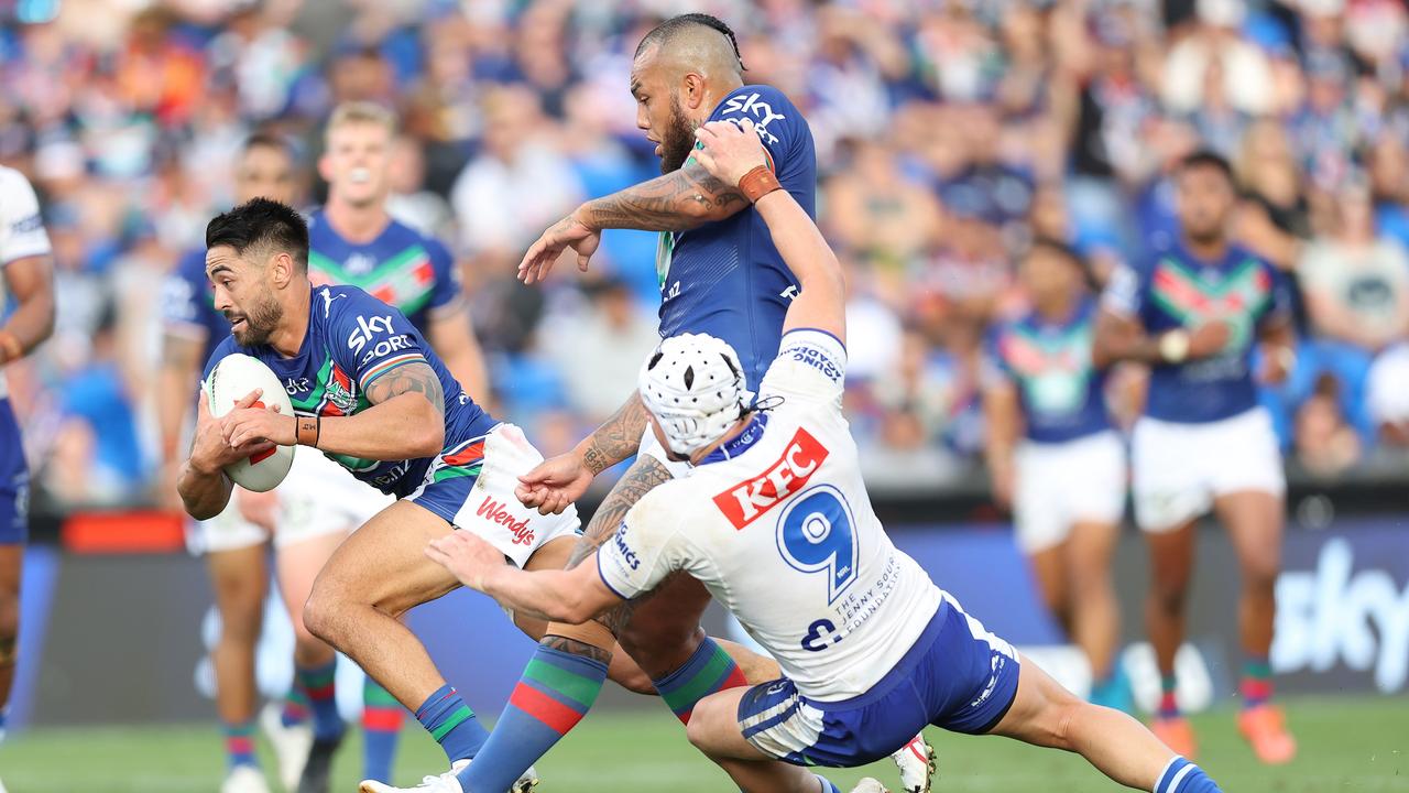 NRL 2023 Warriors Vs Bulldogs, Controversial matchwinning try slammed