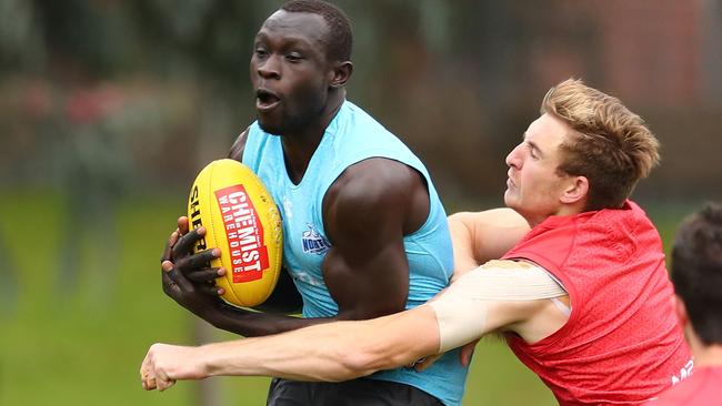 Majak Daw is back in the mix after a spate of niggling injuries kept him out of the side. Picture: Getty