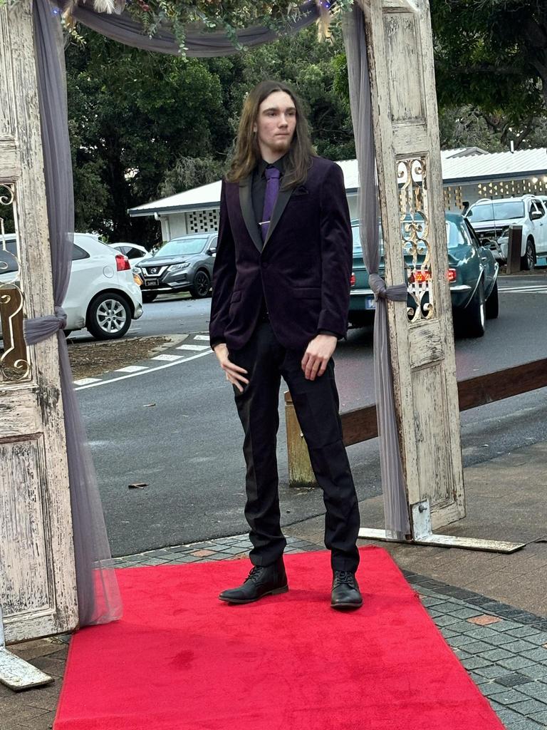 Liam Martin arrives at the formal.