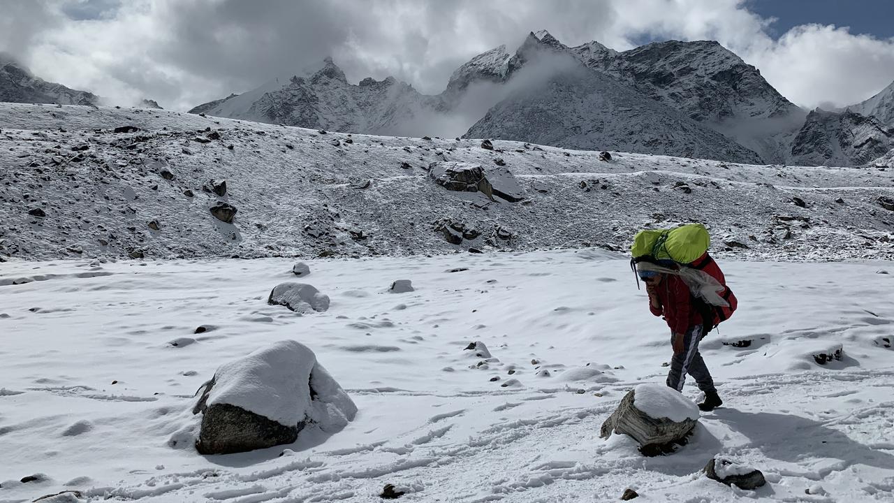 After an hour-and-a-half stumbling back along the path, Oryana’s guide says she has acute mountain sickness.