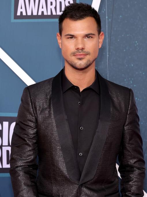 Taylor Lautner spoke about the moment on his new podcast with his wife Taylor Dome. Picture: Mike Coppola/Getty Images