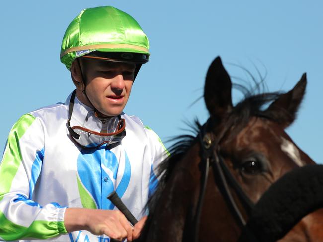 SYDNEY, AUSTRALIA - MAY 27: Keagan Latham riding Crafty Eagle wins Race 3 Midway during "Sporting Chance Cancer Foundation Raceday" - Sydney Racing at Royal Randwick Racecourse on May 27, 2023 in Sydney, Australia. (Photo by Jeremy Ng/Getty Images)