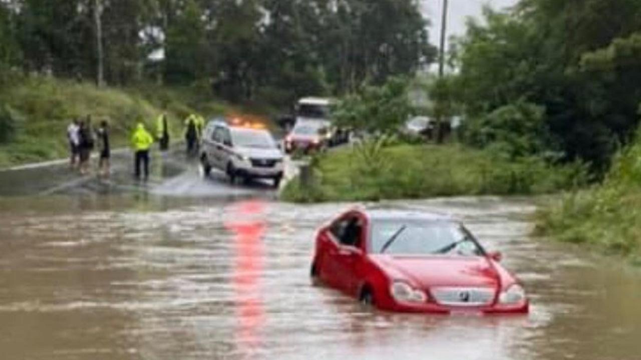 Car Caught In Waters As Parks, Roads Closed In Logan Flash Flooding 