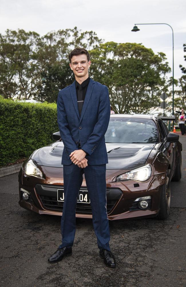 Graduate Matthew Strahan at Toowoomba Christian College formal at Picnic Point, Friday, November 29, 2024. Picture: Kevin Farmer