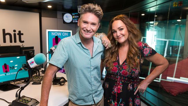 Dave Hughes and Kate Langbroek on 2DayFM's drive time radio show Hughesy and Kate