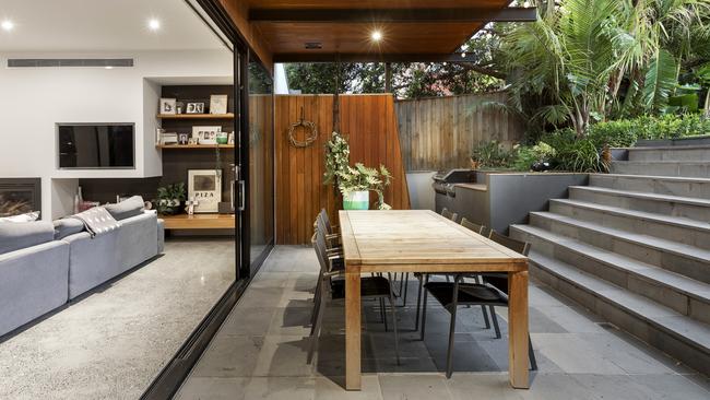 The main living space opens out to an alfresco terrace.