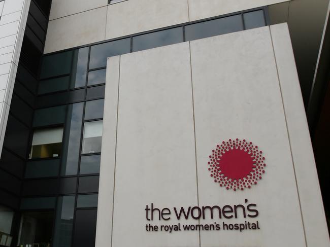 News.Cladding story.The Royal Womens Hospital.Picture Andrew Tauber