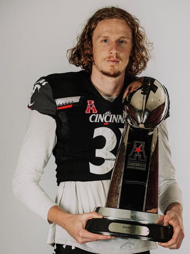 Mason Fletcher is a punter for the University of Cincinnati.