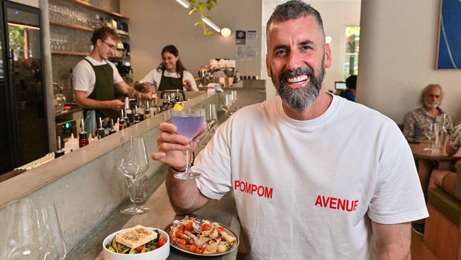 Josh Baker at Sofia Bistro on Hutt St. Picture: Brenton Edwards