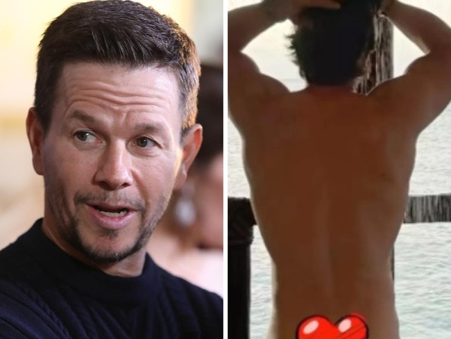 Mark Wahlberg's wife shared a naked picture of the star.