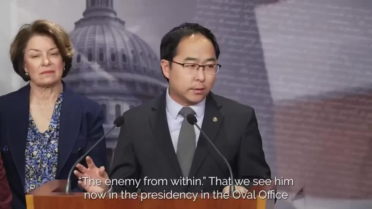 US Senators Hold Press Conference on Trump Administration's Federal Funding Freeze