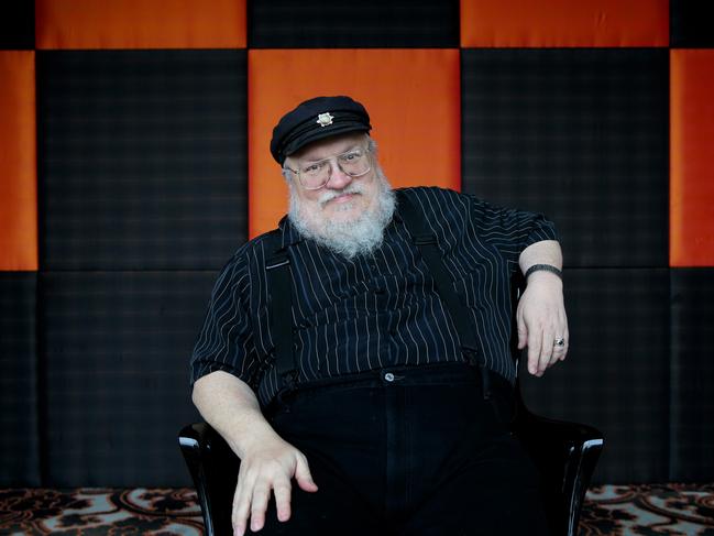 George.R.R.Martin is author and creator of Game of Thrones. George is in Sydney to promote Game of Thrones season four coming in 2014 on Foxtel's Showcase. Pictured at Pullman Quay Grand. Picture Cameron Richardson