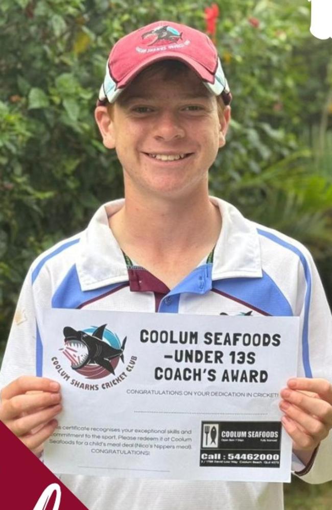 Finlay Sawford from the Coolum Sharks.