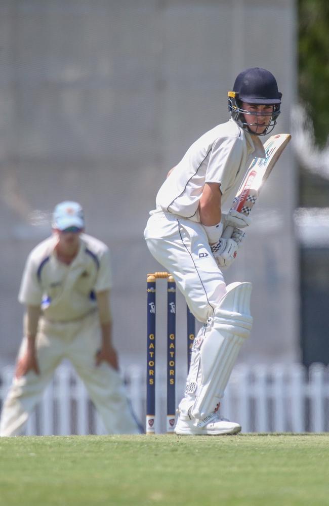 Eli Brain batting earlier in the season in second grade, Picture by Stephen Archer