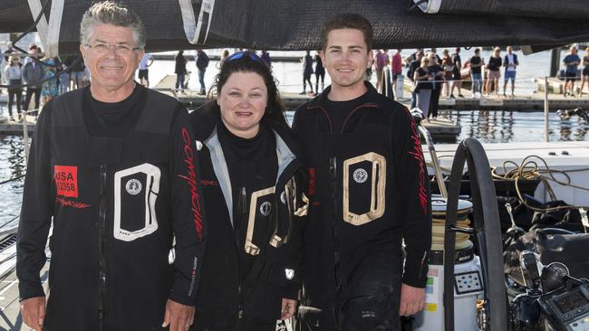 Jim Cooney, Samantha Grant and James Cooney. Pic: Andrea Francolini.