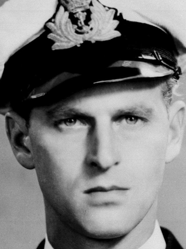 The Duke of Edinburgh, during his time as an officer in the Royal Navy. Picture: Getty Images