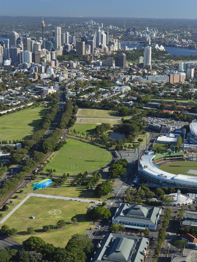 Moore Park is part of Sydney’s city’s green lungs.