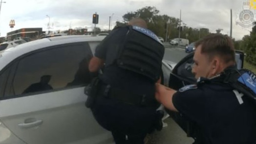 Police arrest alleged would-be thieves at Coomera. Pic: QPS