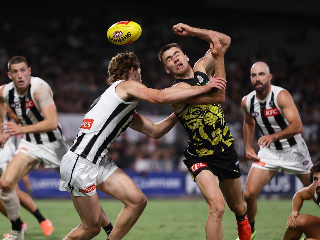 Seth Campbell is one of the Richmond youngsters who needs to stand up. Picture: Daniel Pockett/Getty Images