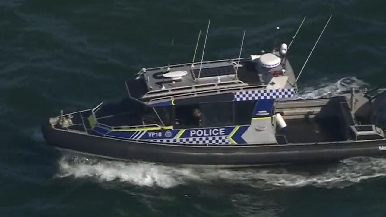 Police searched the waters off Mordialloc beach after the 19-year-old man was reported missing. Picture: Nine News