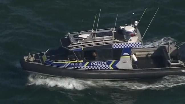 Police searched the waters off Mordialloc beach after the 19-year-old man was reported missing. Picture: Nine News