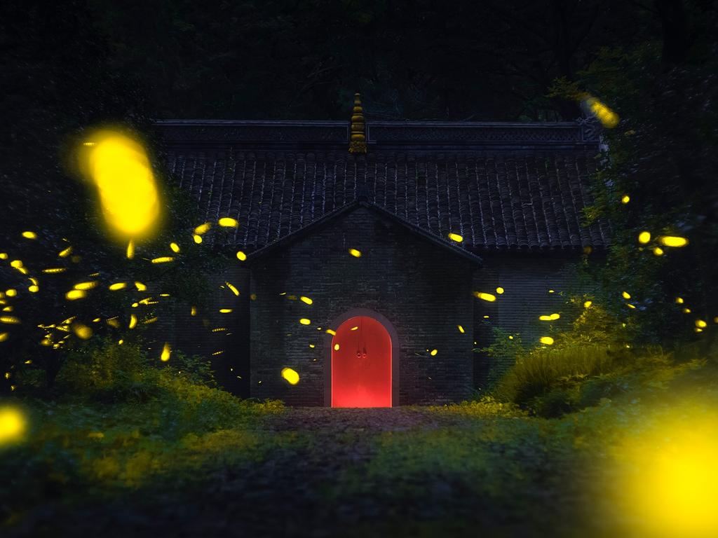 ‘Fireflies Flying’ ... This photo was taken in Jiangsu, a city in Nanjing province, shooting the Linggu Temple scenic area in June 2017. Due to environmental destruction, I have rarely seen fireflies near my life, not to mention large tracts. My friend told me that at Nanjing’s Linggu Temple there are many fireflies, so we went to photograph them. I hope this wonderful scene will last longer. Picture: Jiamin Lu, China, Entry, Open, Wildlife, 2018 Sony World Photography Awards