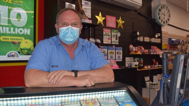 Peregian Beach newsagent Dan De Rooy is fearful of the impact of the three-day snap Covid lockdown on local trading.