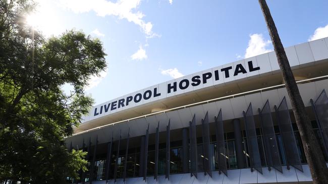 Pictured is Liverpool Hospital in Sydney. Picture: Richard Dobson