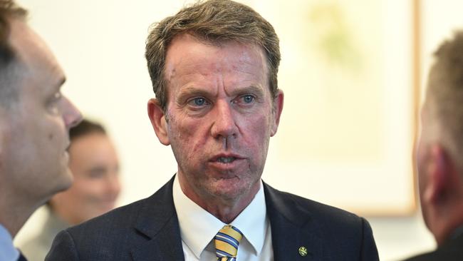 The Coalition’s new energy and emissions reduction spokesman Dan Tehan accused Labor of springing the tariffs without seeking a mandate. Picture: NewsWire/ Martin Ollman