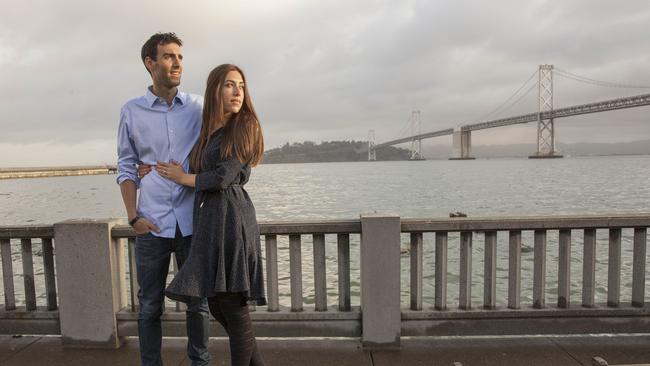 Kaggle founder Anthony Goldbloom and wife Merav Bloch in San Francisco. ‘We had to raise awareness that it was possible to make it over here’. Picture: Peter DaSilva