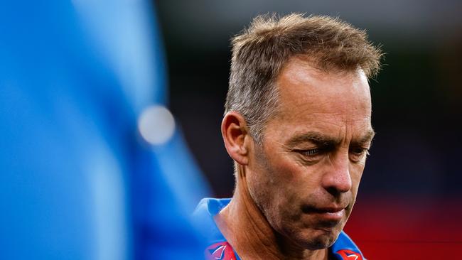 After a stellar start to 2023, Alastair Clarkson’s Kangaroos have not fired a shot. Picture: Dylan Burns/AFL Photos via Getty Images