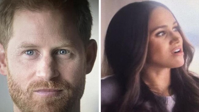 The whole documentary is a giant concoction to justify to American audiences the decision Meghan and Harry made to walk away from royal life. Picture: Netflix