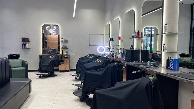 Lux Grooming Barbershop was one of the businesses still open at Westfield Coomera Shopping Centre on Friday, March 7, 2025 Picture by Emily Walker