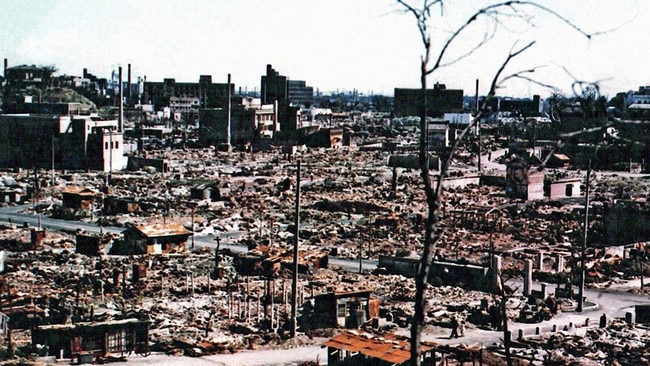 The city was obliterated by the atomic bomb. Picture: Getty Images